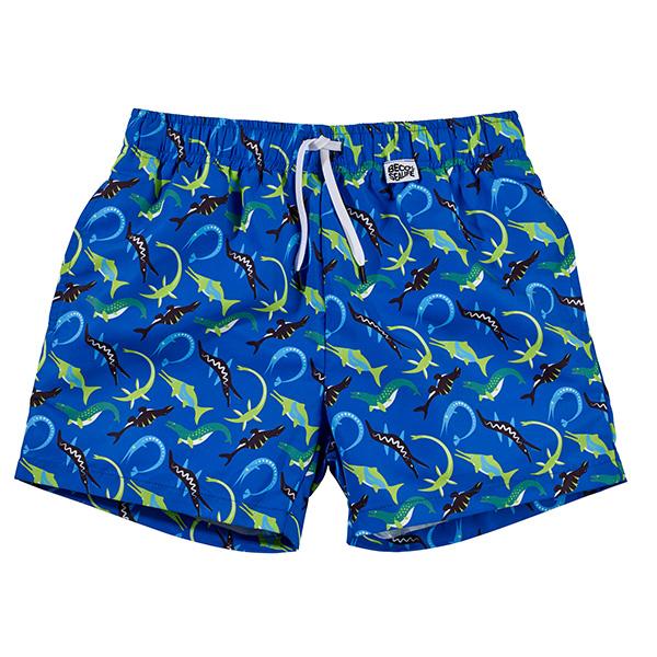 BECO ocean dinos zwemshorts | blauw |