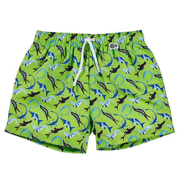 BECO ocean dinos zwemshorts | groen |