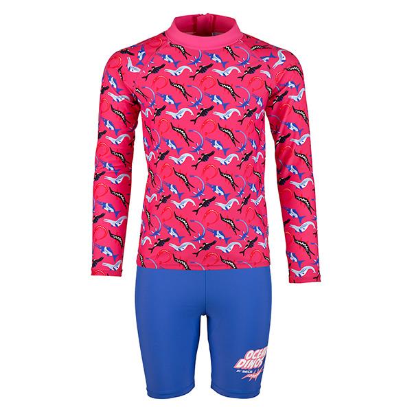 BECO ocean dinos rashguard suit | roze |