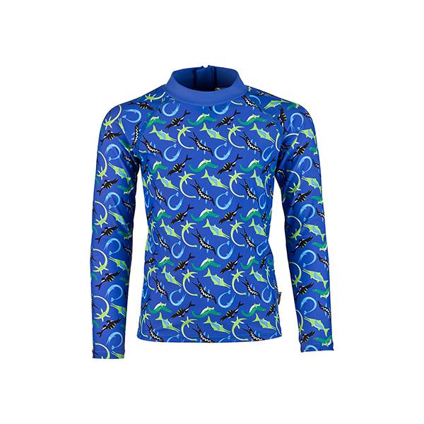 BECO ocean dinos rashguard | blauw |