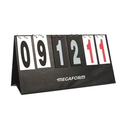 Megaform scorebord | 3 teams | 58x30,5 cm | inklapbaar